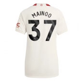 Maillot de football Réplique Manchester United Kobbie Mainoo #37 Troisième Femme 2023-24 Manche Courte