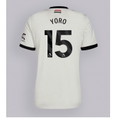 Maillot de football Réplique Manchester United Leny Yoro #15 Troisième 2024-25 Manche Courte