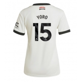 Maillot de football Réplique Manchester United Leny Yoro #15 Troisième Femme 2024-25 Manche Courte