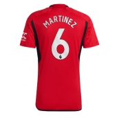 Maillot de football Réplique Manchester United Lisandro Martinez #6 Domicile 2023-24 Manche Courte