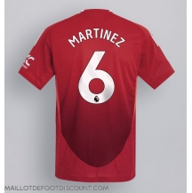 Maillot de football Réplique Manchester United Lisandro Martinez #6 Domicile 2024-25 Manche Courte