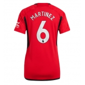 Maillot de football Réplique Manchester United Lisandro Martinez #6 Domicile Femme 2023-24 Manche Courte