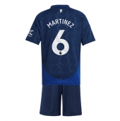 Maillot de football Réplique Manchester United Lisandro Martinez #6 Extérieur Enfant 2024-25 Manche Courte (+ Pantalon court)