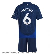 Maillot de football Réplique Manchester United Lisandro Martinez #6 Extérieur Enfant 2024-25 Manche Courte (+ Pantalon court)