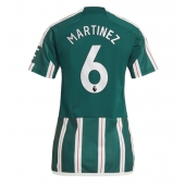 Maillot de football Réplique Manchester United Lisandro Martinez #6 Extérieur Femme 2023-24 Manche Courte