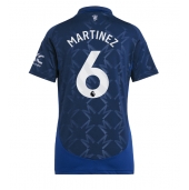 Maillot de football Réplique Manchester United Lisandro Martinez #6 Extérieur Femme 2024-25 Manche Courte