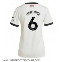 Maillot de football Réplique Manchester United Lisandro Martinez #6 Troisième Femme 2024-25 Manche Courte