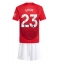 Maillot de football Réplique Manchester United Luke Shaw #23 Domicile Enfant 2024-25 Manche Courte (+ Pantalon court)