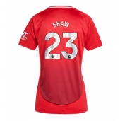 Maillot de football Réplique Manchester United Luke Shaw #23 Domicile Femme 2024-25 Manche Courte