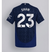 Maillot de football Réplique Manchester United Luke Shaw #23 Extérieur 2024-25 Manche Courte