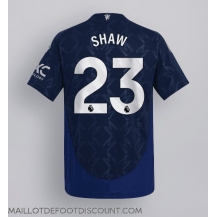 Maillot de football Réplique Manchester United Luke Shaw #23 Extérieur 2024-25 Manche Courte