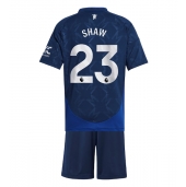 Maillot de football Réplique Manchester United Luke Shaw #23 Extérieur Enfant 2024-25 Manche Courte (+ Pantalon court)