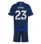 Maillot de football Réplique Manchester United Luke Shaw #23 Extérieur Enfant 2024-25 Manche Courte (+ Pantalon court)