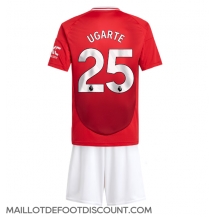 Maillot de football Réplique Manchester United Manuel Ugarte #25 Domicile Enfant 2024-25 Manche Courte (+ Pantalon court)