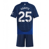 Maillot de football Réplique Manchester United Manuel Ugarte #25 Extérieur Enfant 2024-25 Manche Courte (+ Pantalon court)