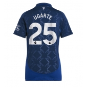 Maillot de football Réplique Manchester United Manuel Ugarte #25 Extérieur Femme 2024-25 Manche Courte