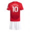 Maillot de football Réplique Manchester United Marcus Rashford #10 Domicile Enfant 2024-25 Manche Courte (+ Pantalon court)