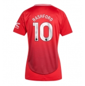 Maillot de football Réplique Manchester United Marcus Rashford #10 Domicile Femme 2024-25 Manche Courte