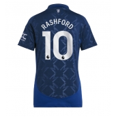 Maillot de football Réplique Manchester United Marcus Rashford #10 Extérieur Femme 2024-25 Manche Courte