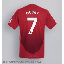 Maillot de football Réplique Manchester United Mason Mount #7 Domicile 2024-25 Manche Courte