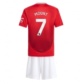 Maillot de football Réplique Manchester United Mason Mount #7 Domicile Enfant 2024-25 Manche Courte (+ Pantalon court)