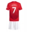 Maillot de football Réplique Manchester United Mason Mount #7 Domicile Enfant 2024-25 Manche Courte (+ Pantalon court)