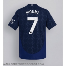 Maillot de football Réplique Manchester United Mason Mount #7 Extérieur 2024-25 Manche Courte