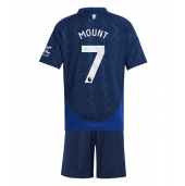 Maillot de football Réplique Manchester United Mason Mount #7 Extérieur Enfant 2024-25 Manche Courte (+ Pantalon court)