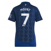 Maillot de football Réplique Manchester United Mason Mount #7 Extérieur Femme 2024-25 Manche Courte