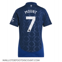 Maillot de football Réplique Manchester United Mason Mount #7 Extérieur Femme 2024-25 Manche Courte