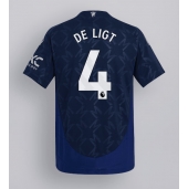 Maillot de football Réplique Manchester United Matthijs de Ligt #4 Extérieur 2024-25 Manche Courte