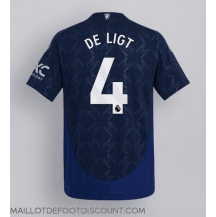 Maillot de football Réplique Manchester United Matthijs de Ligt #4 Extérieur 2024-25 Manche Courte