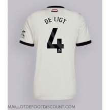 Maillot de football Réplique Manchester United Matthijs de Ligt #4 Troisième 2024-25 Manche Courte