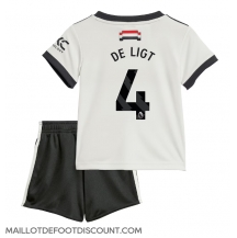 Maillot de football Réplique Manchester United Matthijs de Ligt #4 Troisième Enfant 2024-25 Manche Courte (+ Pantalon court)