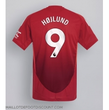 Maillot de football Réplique Manchester United Rasmus Hojlund #9 Domicile 2024-25 Manche Courte