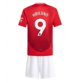 Maillot de football Réplique Manchester United Rasmus Hojlund #9 Domicile Enfant 2024-25 Manche Courte (+ Pantalon court)