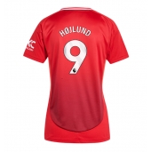 Maillot de football Réplique Manchester United Rasmus Hojlund #9 Domicile Femme 2024-25 Manche Courte