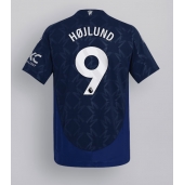 Maillot de football Réplique Manchester United Rasmus Hojlund #9 Extérieur 2024-25 Manche Courte