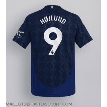 Maillot de football Réplique Manchester United Rasmus Hojlund #9 Extérieur 2024-25 Manche Courte