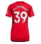 Maillot de football Réplique Manchester United Scott McTominay #39 Domicile Femme 2023-24 Manche Courte