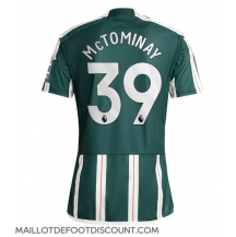 Maillot de football Réplique Manchester United Scott McTominay #39 Extérieur 2023-24 Manche Courte