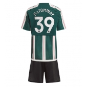 Maillot de football Réplique Manchester United Scott McTominay #39 Extérieur Enfant 2023-24 Manche Courte (+ Pantalon court)