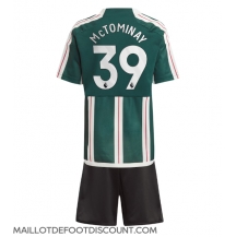 Maillot de football Réplique Manchester United Scott McTominay #39 Extérieur Enfant 2023-24 Manche Courte (+ Pantalon court)