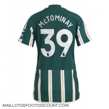 Maillot de football Réplique Manchester United Scott McTominay #39 Extérieur Femme 2023-24 Manche Courte