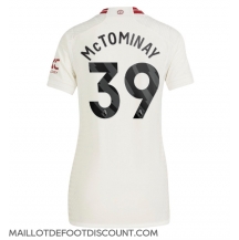 Maillot de football Réplique Manchester United Scott McTominay #39 Troisième Femme 2023-24 Manche Courte