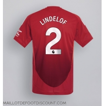 Maillot de football Réplique Manchester United Victor Lindelof #2 Domicile 2024-25 Manche Courte