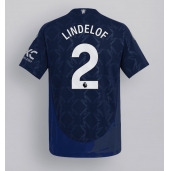 Maillot de football Réplique Manchester United Victor Lindelof #2 Extérieur 2024-25 Manche Courte