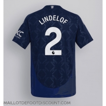 Maillot de football Réplique Manchester United Victor Lindelof #2 Extérieur 2024-25 Manche Courte