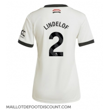 Maillot de football Réplique Manchester United Victor Lindelof #2 Troisième Femme 2024-25 Manche Courte