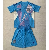 Maillot de football Réplique Mexique Gardien de but Extérieur Enfant Copa America 2024 Manche Courte (+ Pantalon court)